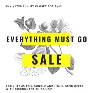 CLEAR-OUT SALE